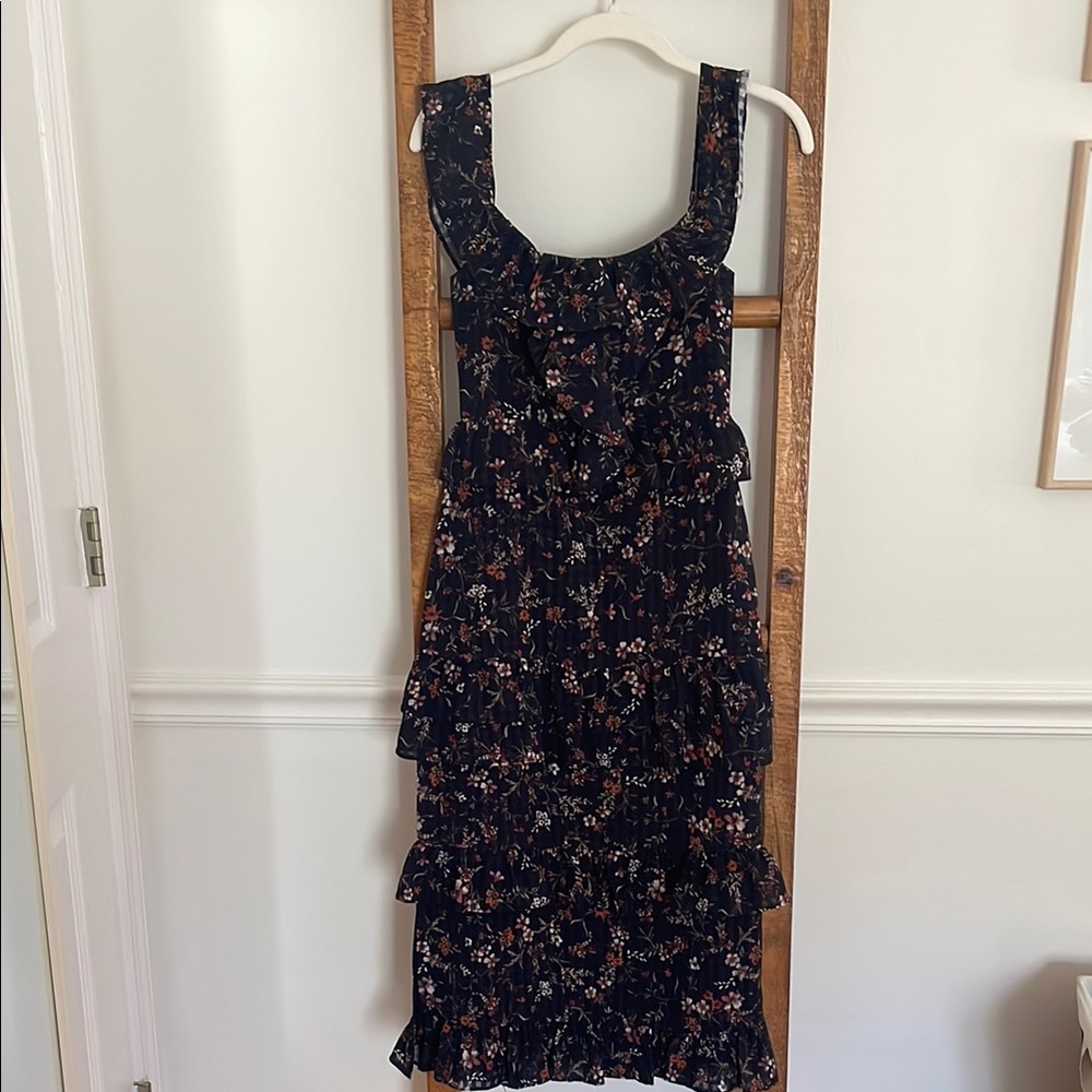 Tularosa Floral Navy Dress